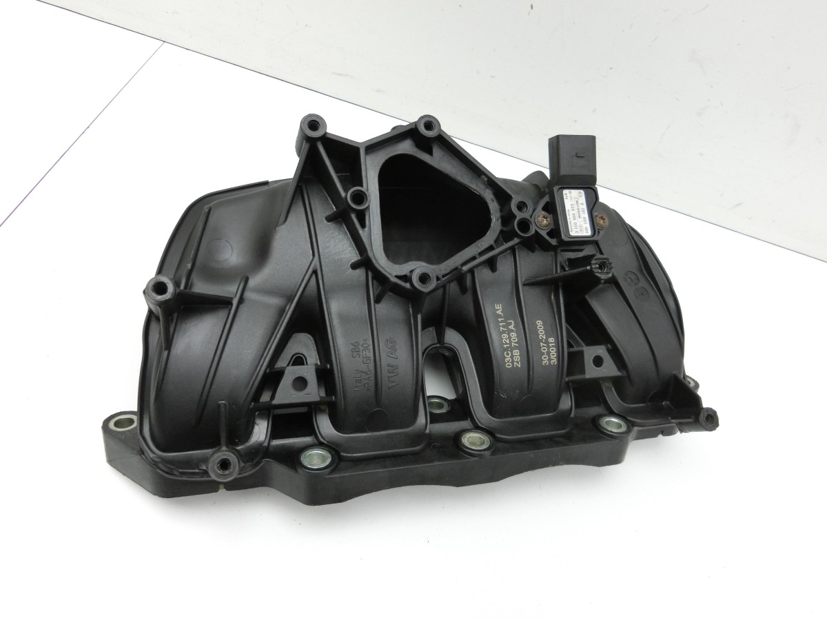 VW Touran 1T3 06-10 1,4 103KW CAVC  Ansaugbrücke Ansaugkrümmer 03C129711AE