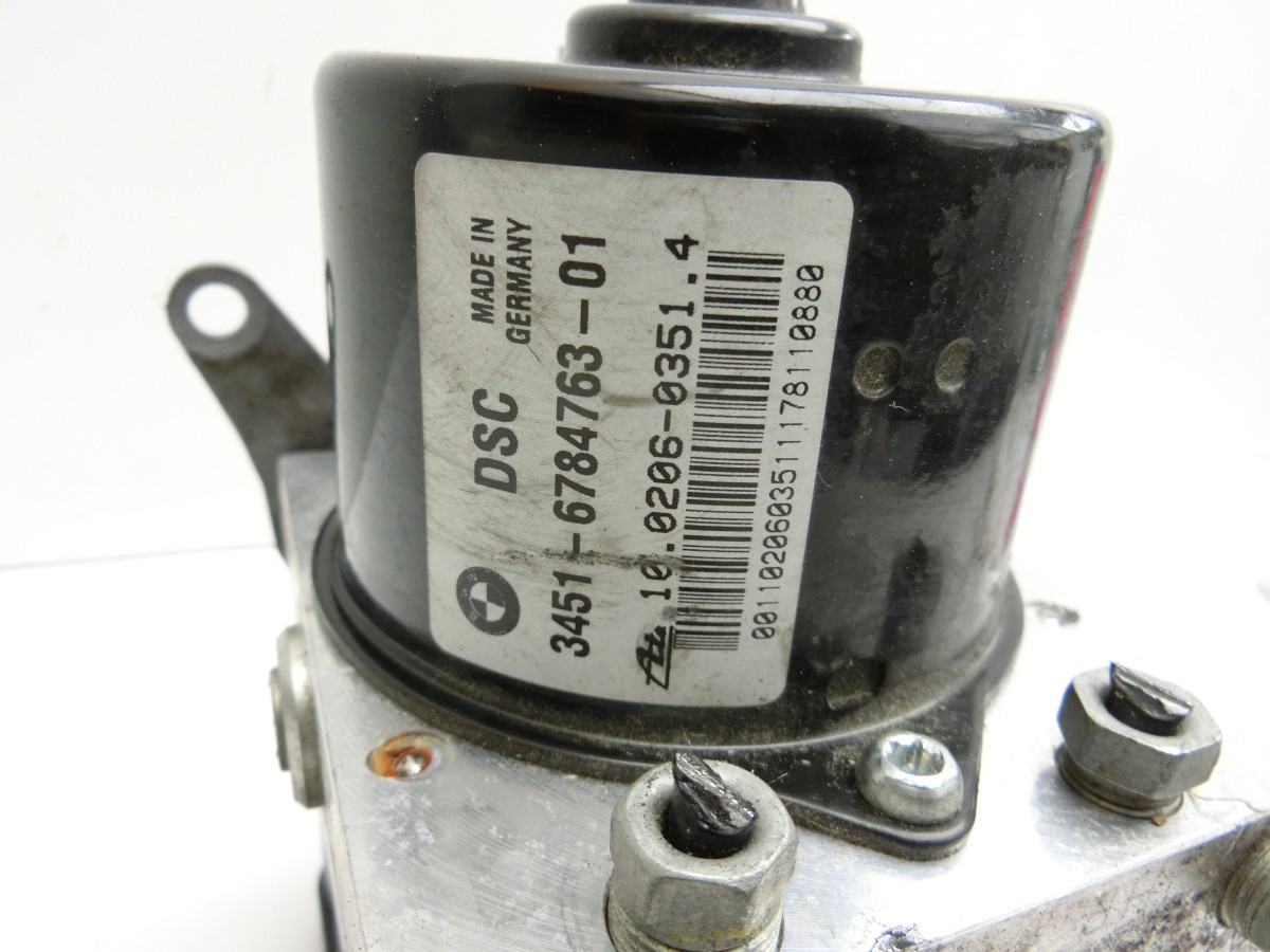 BMW E81 1er 116i LCI 07-13  ABS Steuergerät Aggregat Hydraulikblock 2460463 34512460463 6008393 6784763 6784763-01 100960-08393