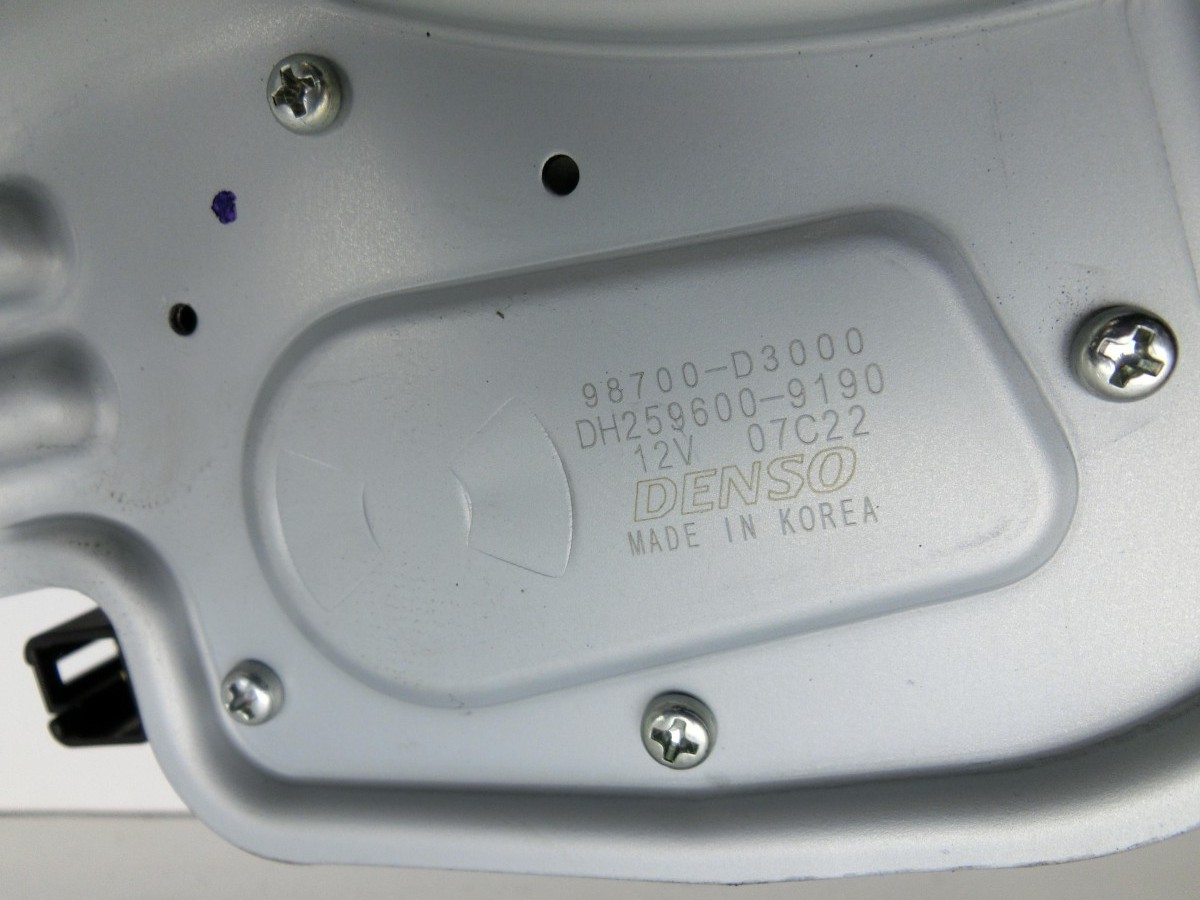 Hyundai Tucson TL 18-20   Wischermotor Hinten Heckwischermotor 98700-D3000 DH259600-9190