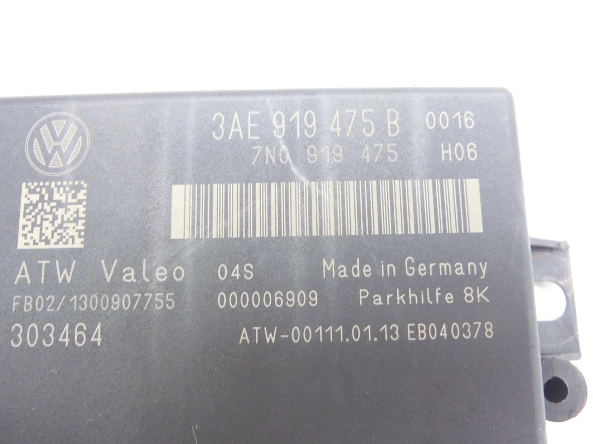 VW Passat 3C B7 10-14 Steuergerät ECU Modul Einparkhilfe PDC SG VW Passat 3C B7 10-14 02.01.2014 3AE919475C... Vorschau 2