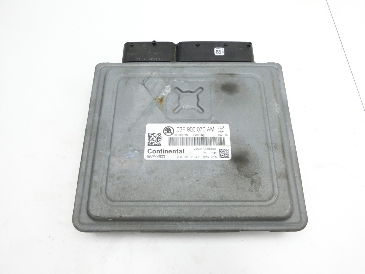 Skoda Fabia 545 10-14 TSI 1,2 63KW  Steuergerät ECU für Motor Motorsteuergerät 03F906070AM 5WP44630