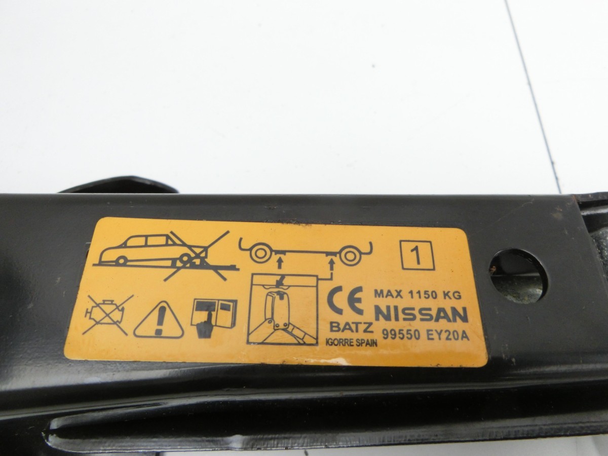 Nissan Qashqai +2 J10 10-13  Original Werkzeug Bordwerkzeug Wagenheber 99550EY20A 99550-EY20A