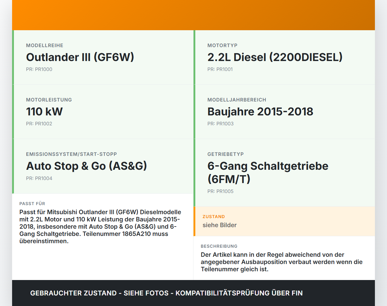 Mitsubishi Outlander III 12-15 2,3 110KW GF6W Differenzdrucksensor Mitsubishi Outlander III 12-15 22.09.2015... Vorschau 3