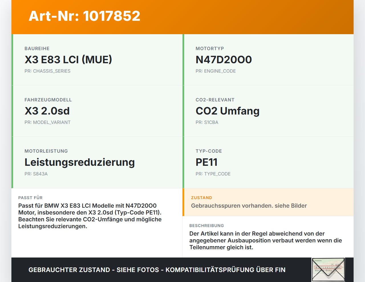 BMW X3 E83 18d LCI 08-11 2,0sd 120KW Ladeluftklappe für Ansaugkanal Lamellen Steuerlamellen Luftklappensteuerung... Vorschau 3
