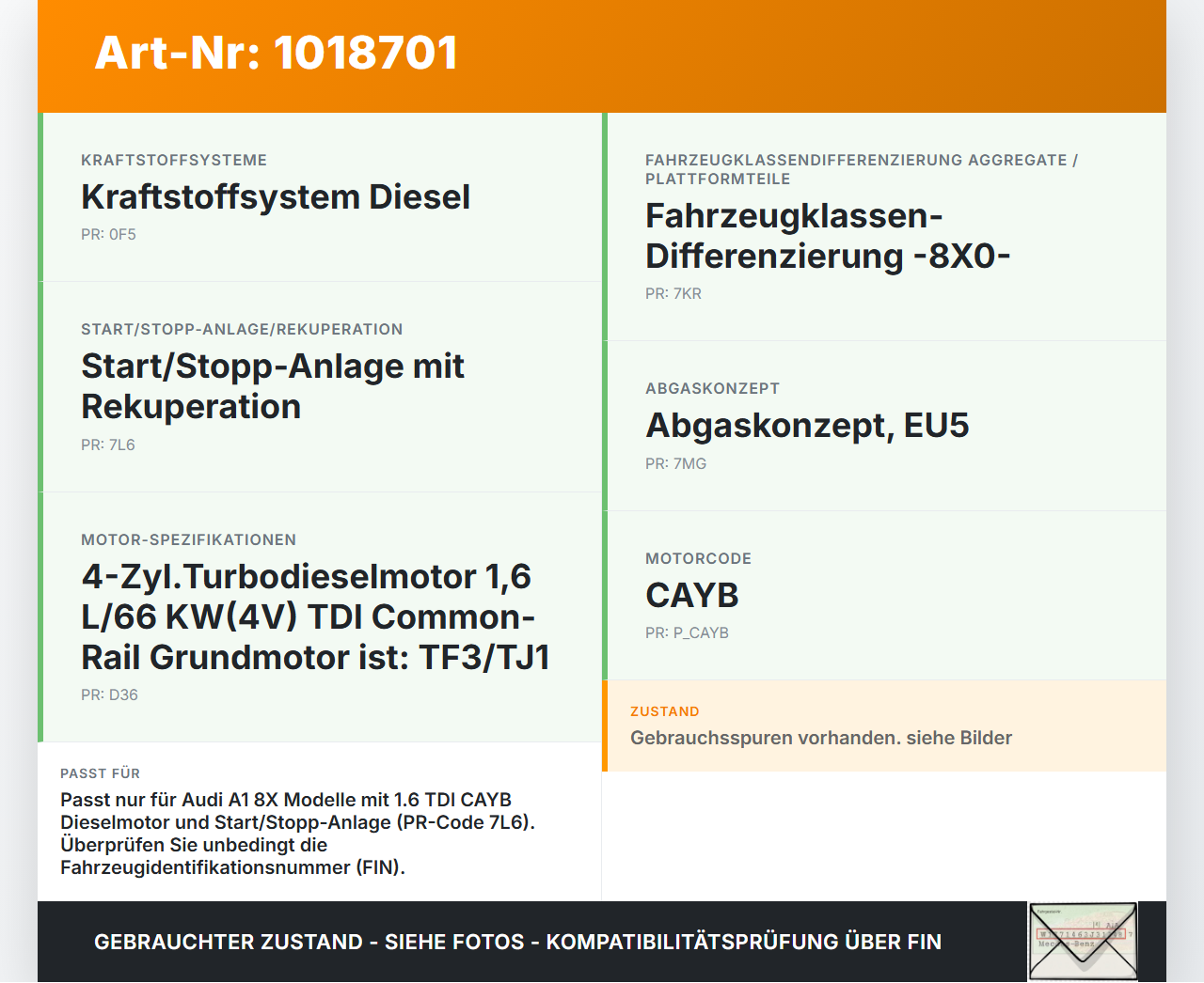 Audi A1 8X 10-14 TDI 1,6 66KW Kraftstoffpumpe Kraftstoff-fördereinheit Kraftstoff Förderpumpe Tankgeber Audi A1 8X... Vorschau 3