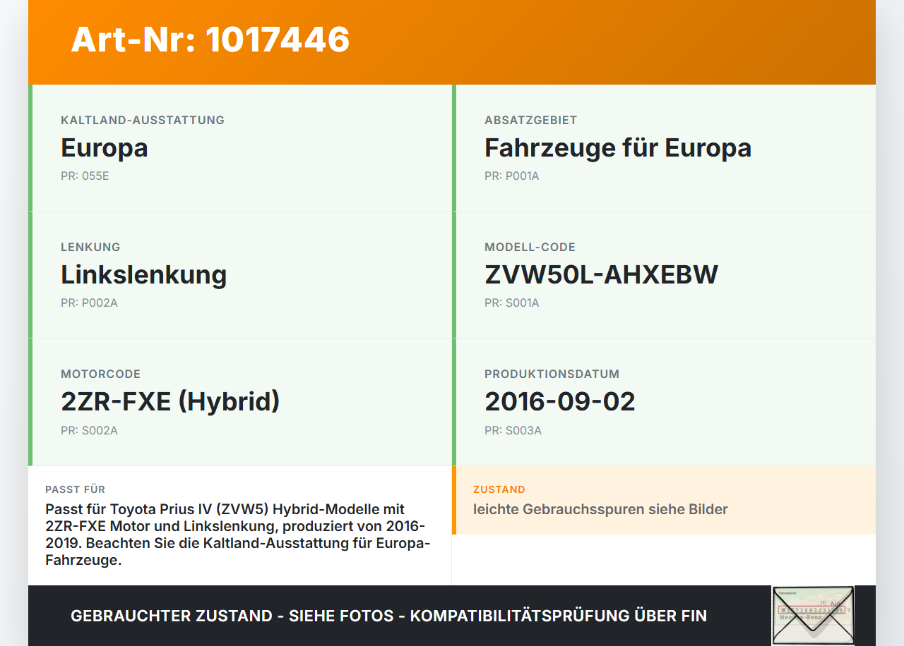Toyota Prius IV ZVW5 16-19 Hochvolt HV Leitung Klemmbrücke für Zellen Toyota Prius IV ZVW5 16-19 02.09.2016 gebraucht Vorschau 3