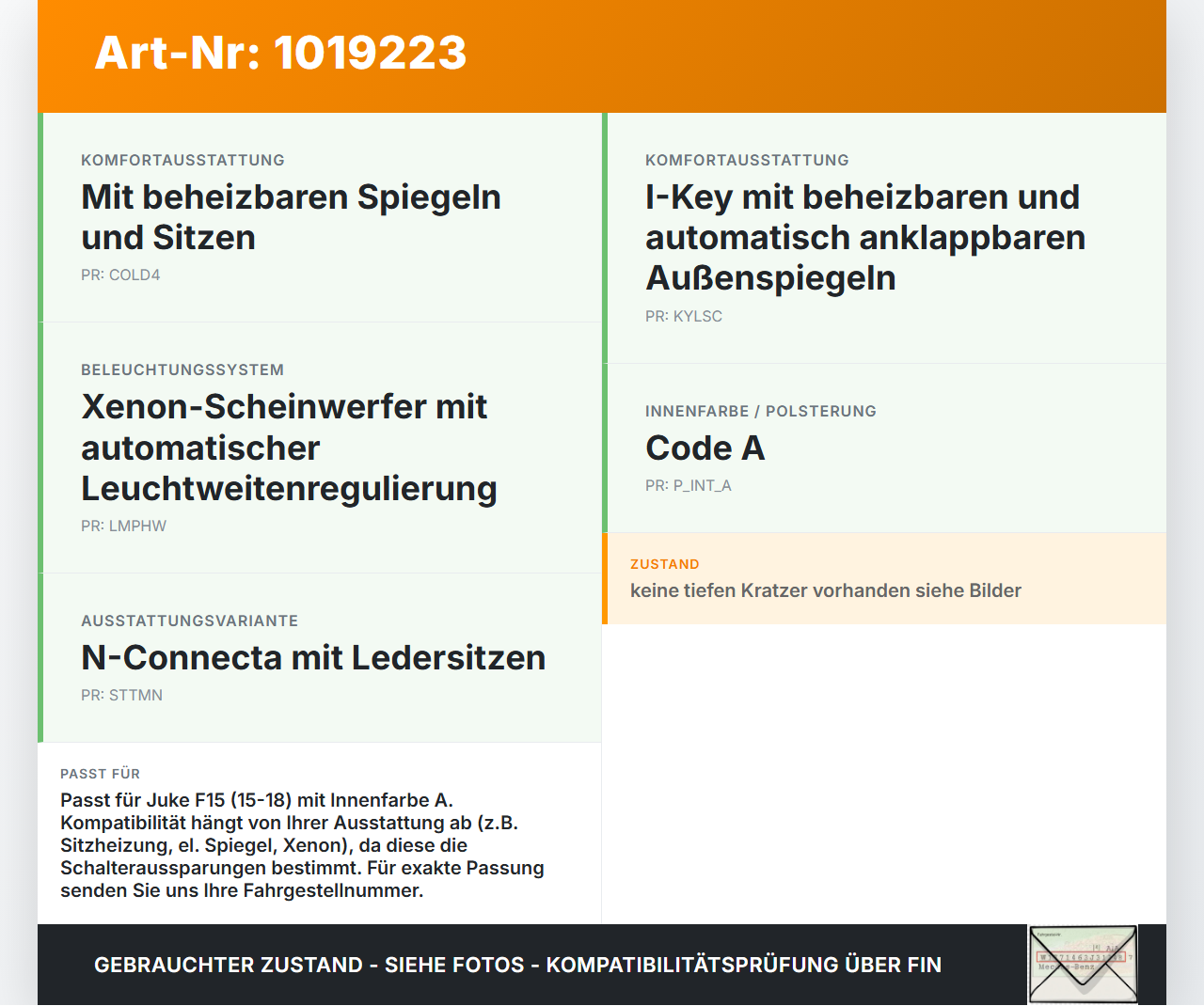 Nissan Juke F15 15-18 Blende Innen Einbaurahmen für Schalter Nissan Juke F15 15-18 01.01.2017 gebraucht Vorschau 3