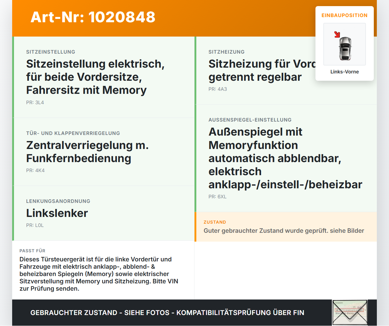 Audi A5 8T 11-16 Steuergerät Türsteuergerät TSG für Tür Links Vorne Audi A5 8T 11-16 04.04.2013 8T0959793P... Vorschau 3