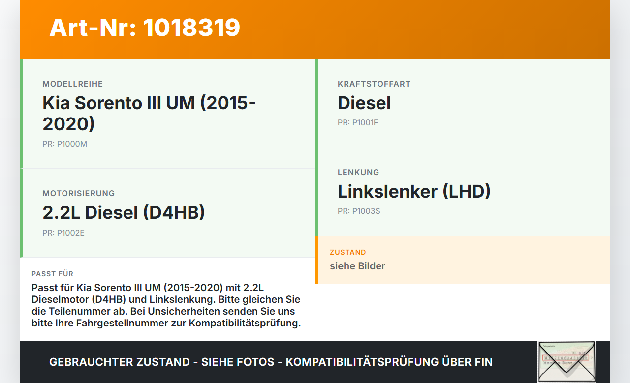 Kia Sorento III UM 15-20 Zusatzheizgerät Zuheizgerät PTC Heizelement Kia Sorento III UM 15-20 11.10.2018... Vorschau 3