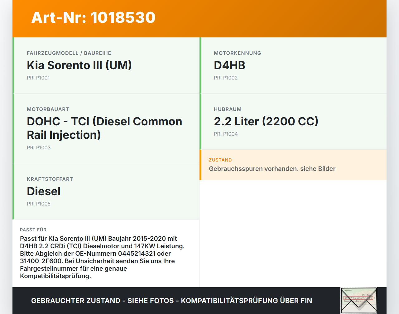 Kia Sorento III UM 15-20 TCi 2,2 147KW Verteilerrohr für Hochdruck Verteiler Kia Sorento III UM 15-20 11.10.2018... Vorschau 3