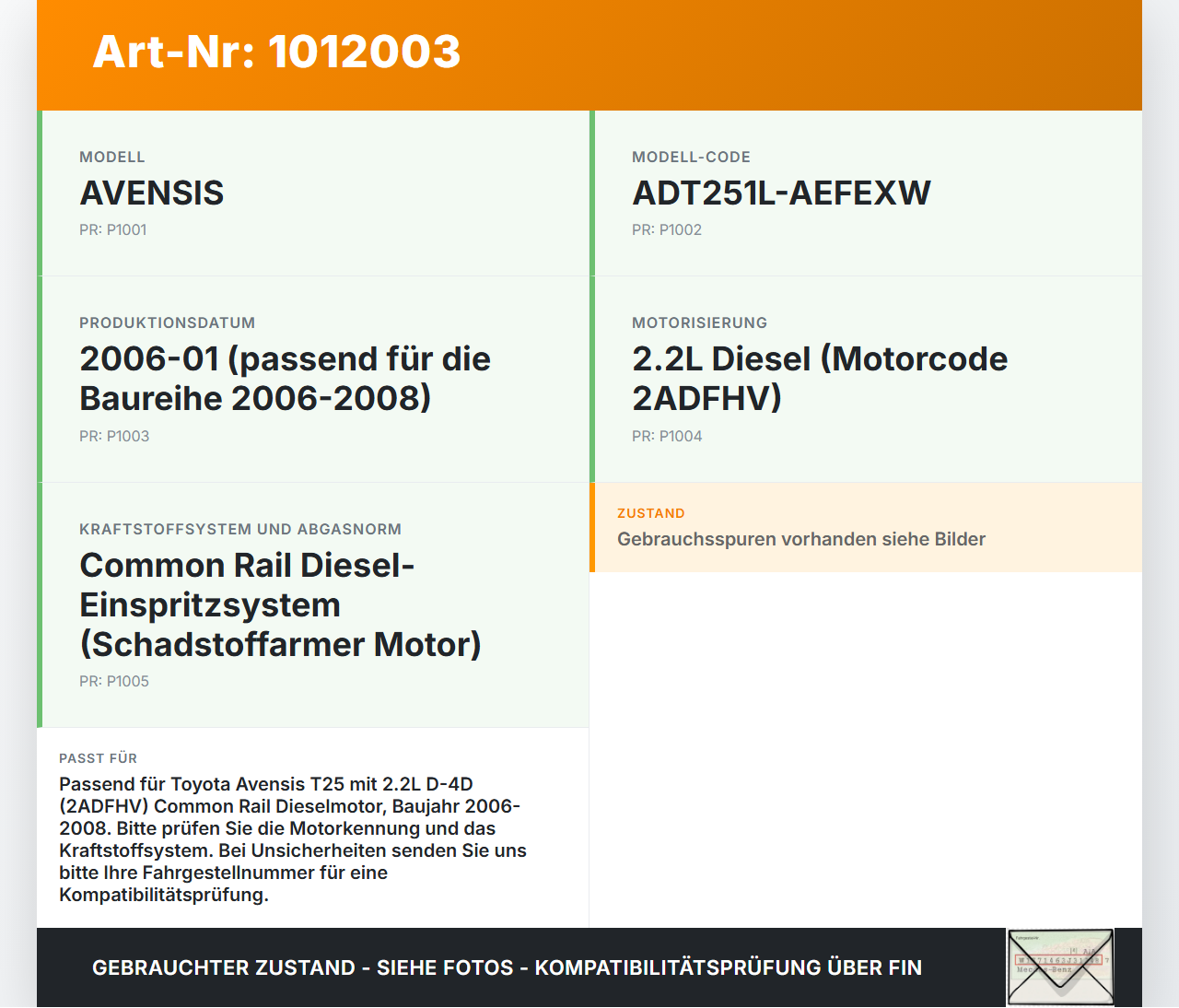 Toyota Avensis T25 06-08 D-4D 2,2 130KW 2ADFHV Abgasrückführventil EGR AGR Ventil Toyota Avensis T25 06-08... Vorschau 3