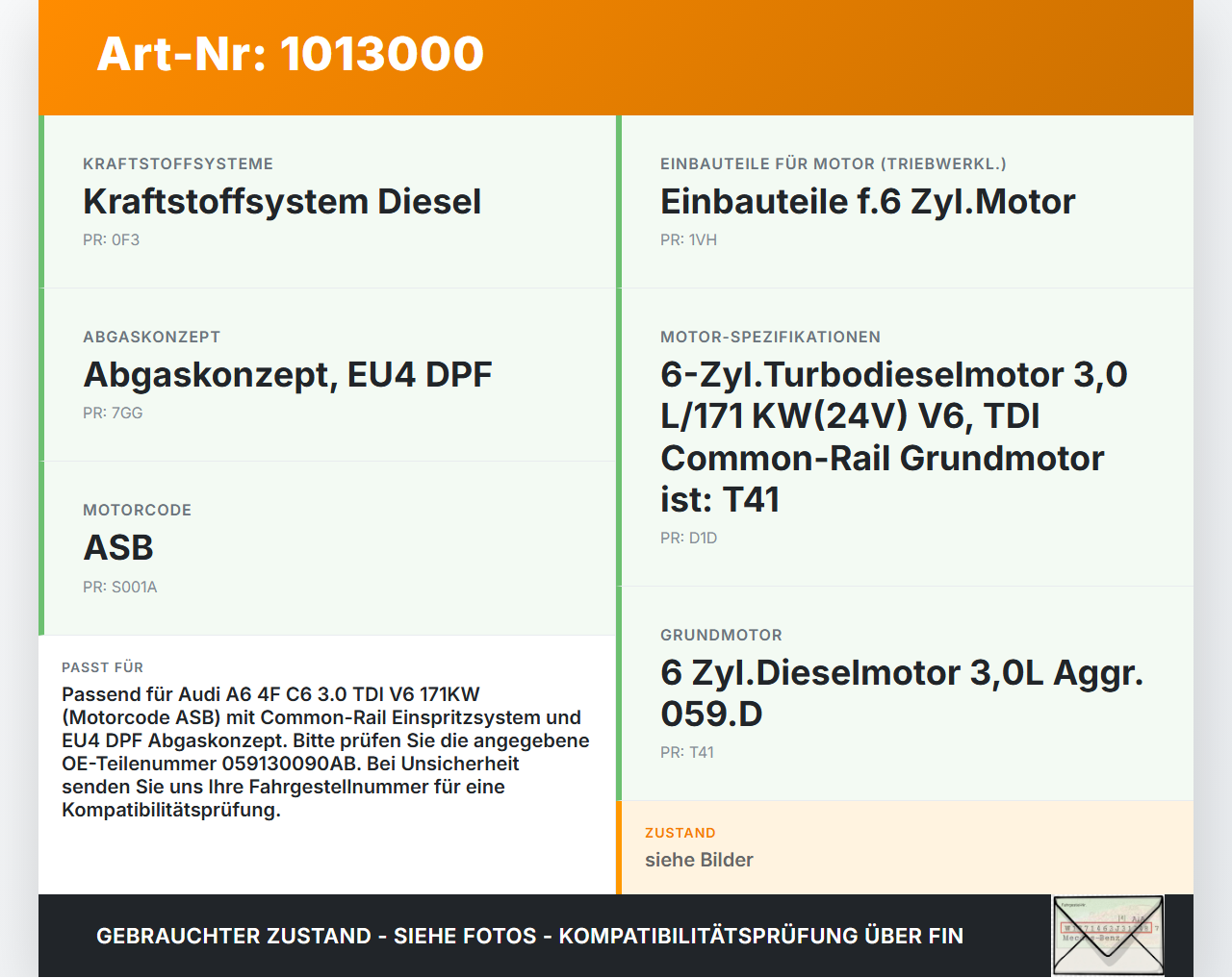 Audi A6 4F C6 qu 04-08 TDI 3,0 171KW Einspritzleiste Düsenstock für Einspritzanlage Audi A6 4F C6 qu 04-08... Vorschau 3