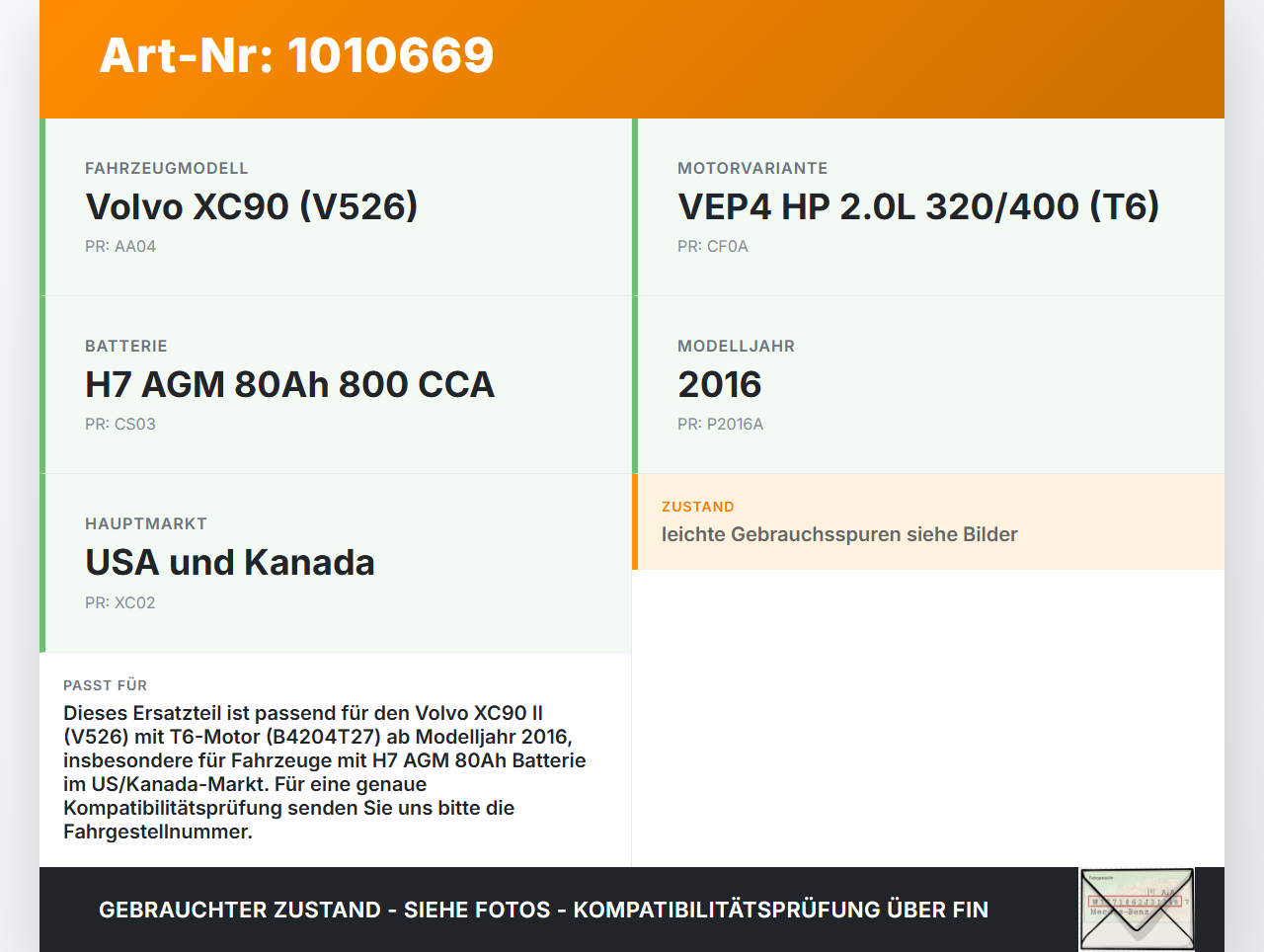 Volvo XC 90 XC90 II T6 Unfallsicherung Batterieklemme Stromverteiler Volvo XC 90 XC90 II T6 02.11.2018 E02299800... Vorschau 3