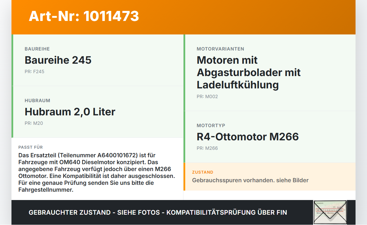 Mercedes W245 B200 05-08 2,0 100KW Ölmessstab Öl Stab Mercedes W245 B200 05-08 17.03.2006 A2660100572 A6400101672... Vorschau 3