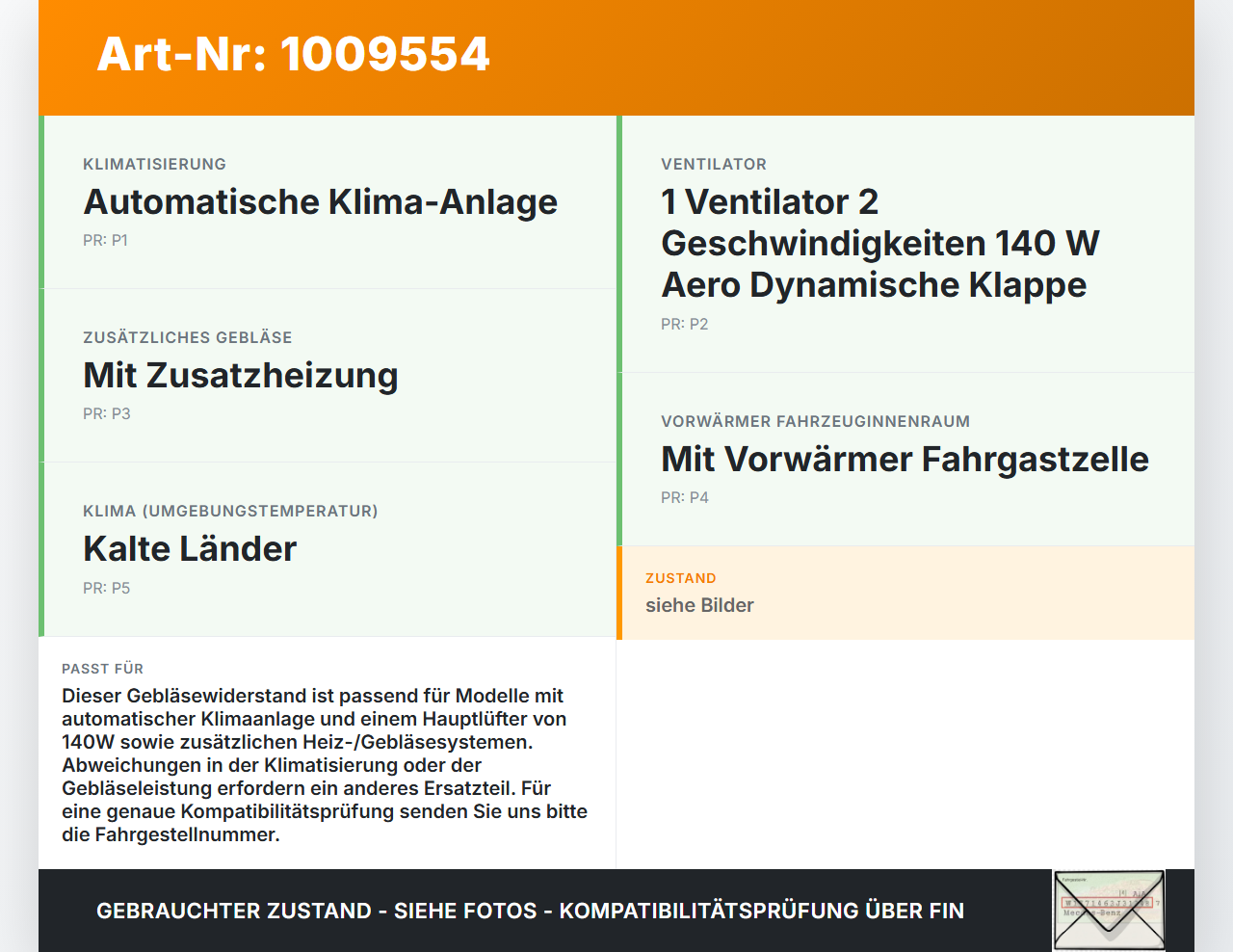 Citroen C4 Picasso II 13-22 Widerstand Gebläse Lüfter Citroen C4 Picasso II 13-22 08.10.2014 A43002100... Vorschau 3