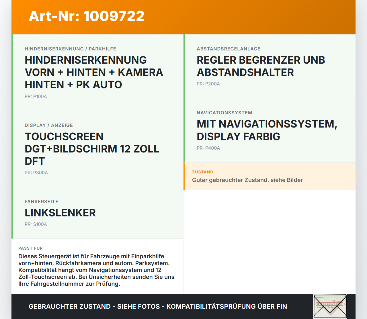 Citroen C4 Picasso II 13-22 Steuergerät ECU Modul Einparkhilfe PDC SG Citroen C4 Picasso II 13-22 08.10.2014... Vorschau 3