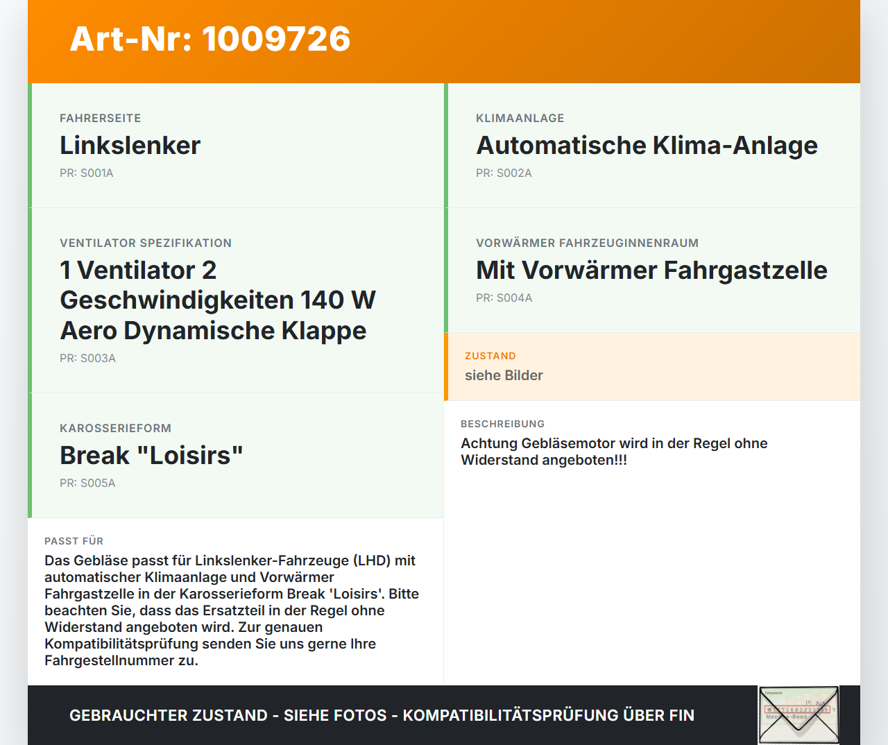 Citroen C4 Picasso II 13-22 Gebläsemotor Lüftermotor Heizungsgebläse Citroen C4 Picasso II 13-22 08.10.2014... Vorschau 3