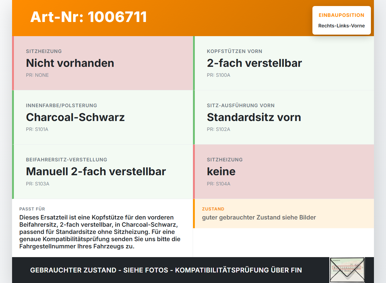 Ford Focus 3 III 11-15 5T Kopfstütze für Beifahrer Sitz Rechts oder Links Vorne Ford Focus 3 III 11-15 27.05.2014... Vorschau 3