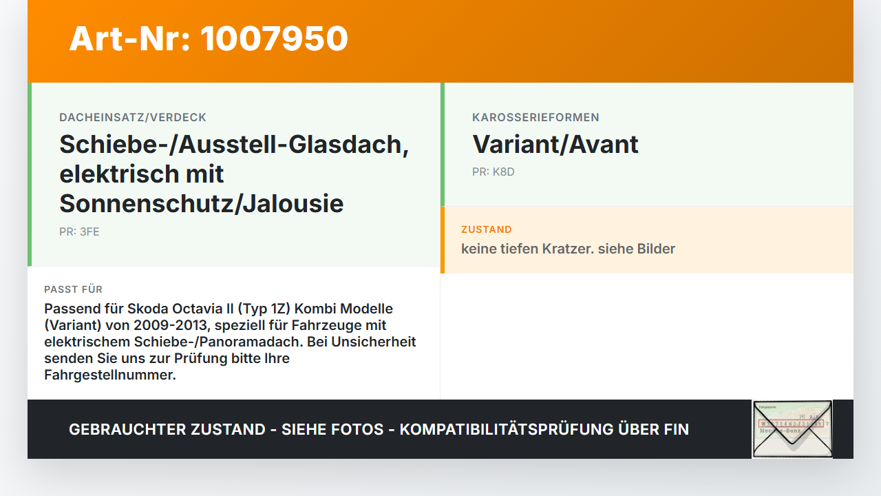 Skoda Octavia 1Z II 09-13 Kombi Bremslicht 3. Bremsleuchte Klappe Skoda Octavia 1Z II 09-13 27.01.2011 1Z9945097C... Vorschau 3