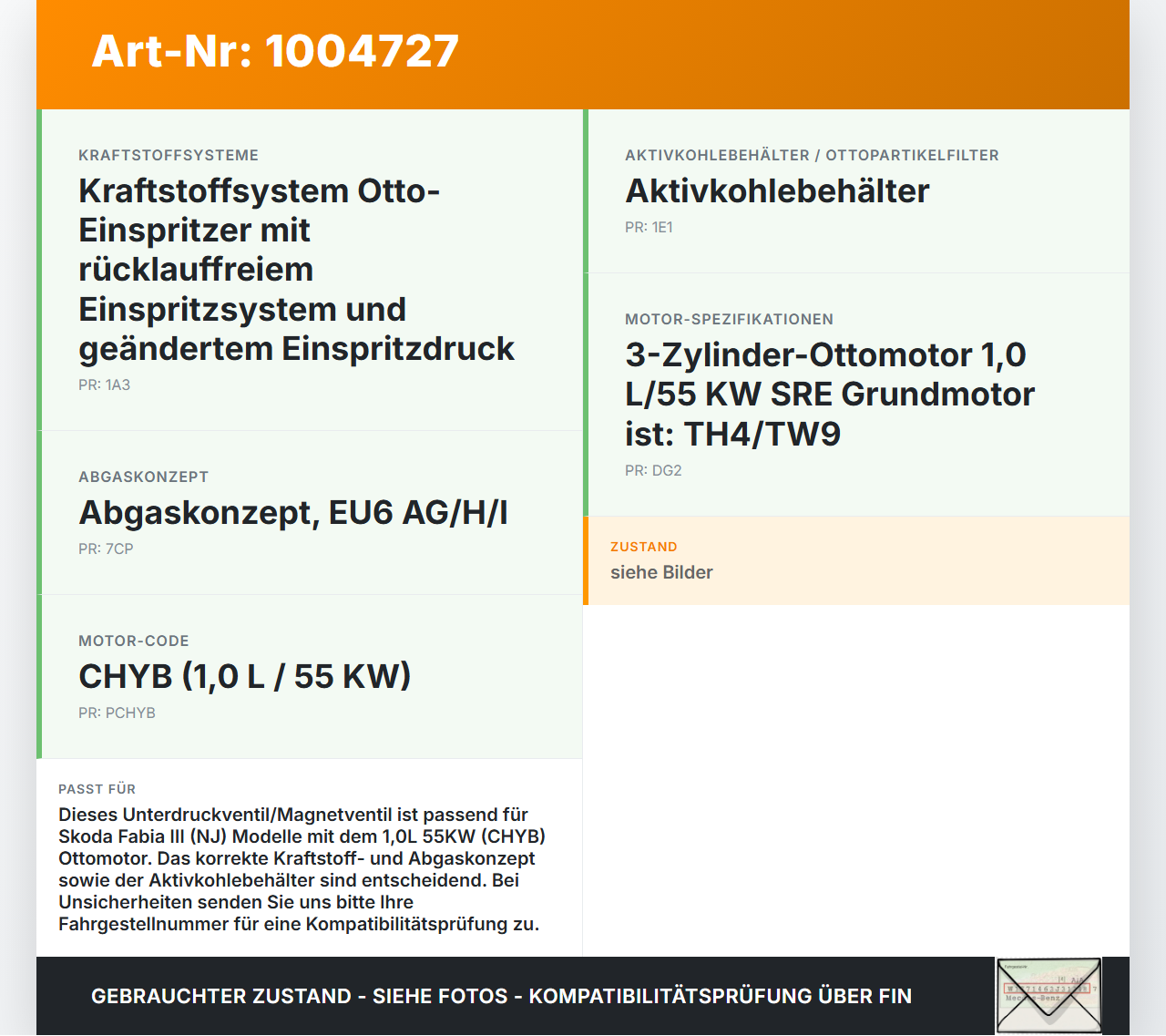 Skoda Fabia III NJ 14-22 1,0 55KW Unterdruckventil Magnetventil Unterdruckleitung Skoda Fabia III NJ 14-22... Vorschau 3