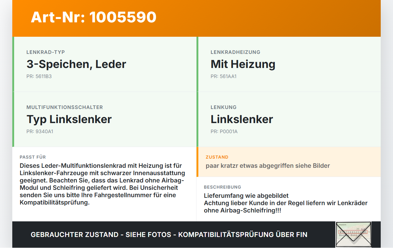 Hyundai I20 GB 16-21 Lenkrad Airbaglenkrad Lederlenkrad Hyundai I20 GB 16-21 17.04.2018 56900C8000TRY C8220TRY... Vorschau 3