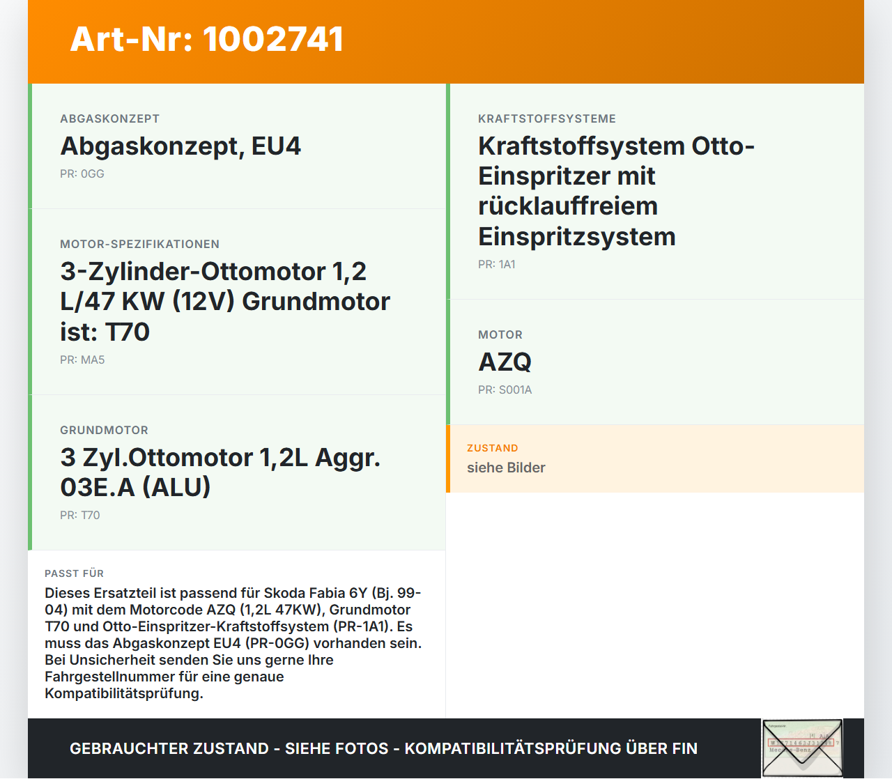 Skoda Fabia 6Y 99-04 1,2 47KW Einspritzleiste Düsenstock für Einspritzanlage Skoda Fabia 6Y 99-04 16.05.2003... Vorschau 3