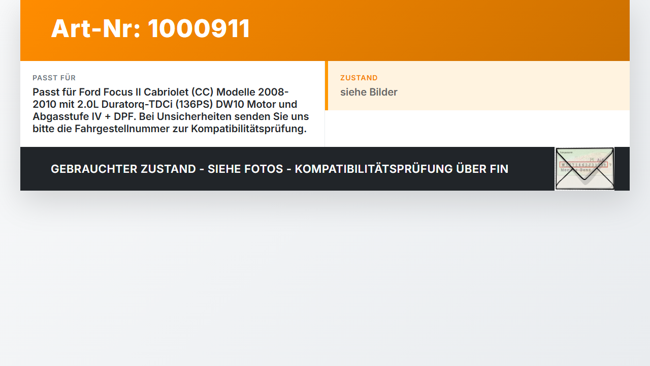 Ford Focus II CC 08-10 2,0 100KW Rücklauf Leitung Kraftstoffleitung Rücklaufleitung Ford Focus II CC 08-10... Vorschau 3