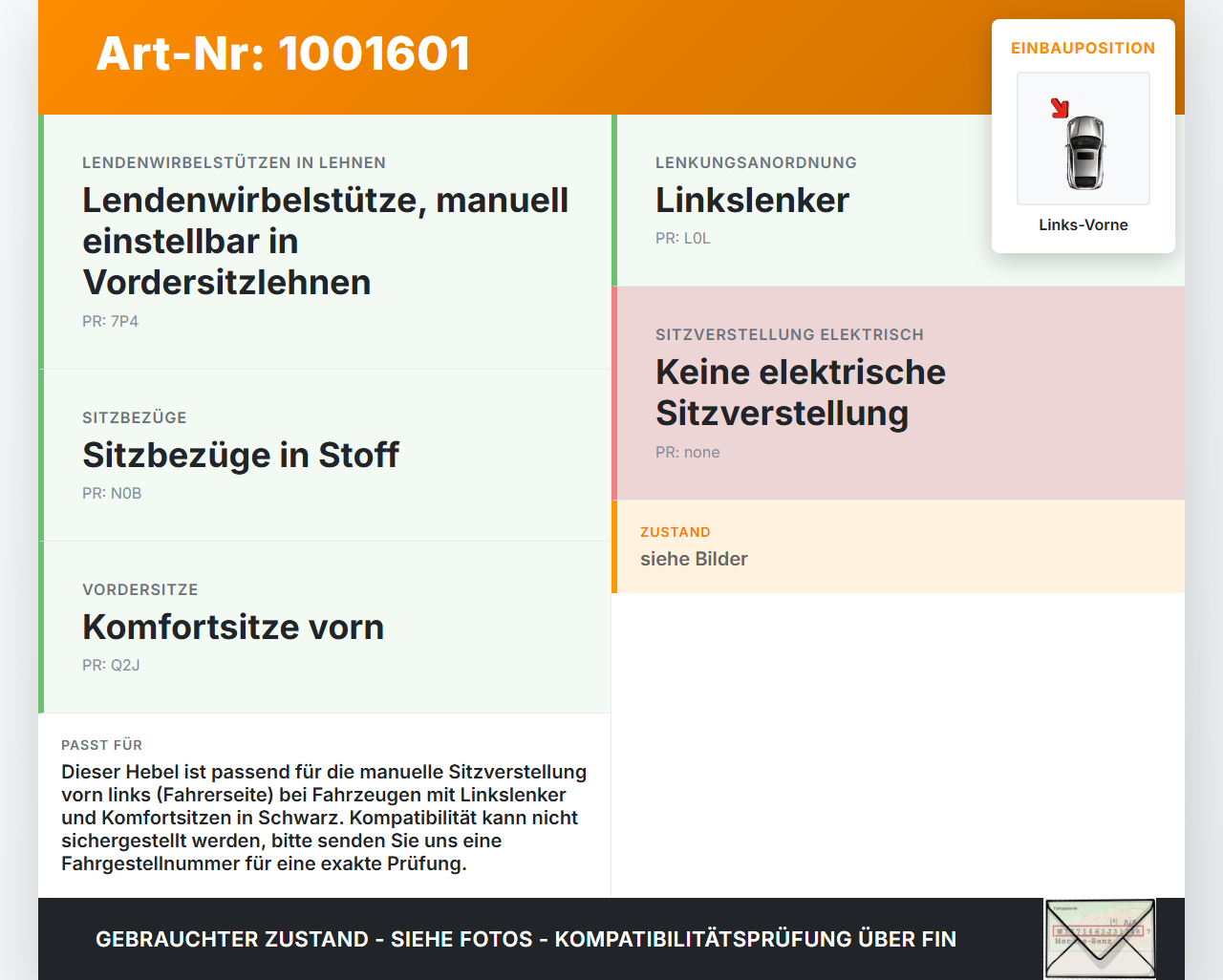 Skoda Kamiq NW4 19-23 1,0 81KW Hebel für Sitzverstellung Links Vorne Skoda Kamiq NW4 19-23 27.02.2024 2G0882251... Vorschau 3