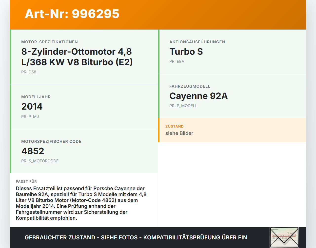 Porsche Cayenne 92A Turbo S 4,8 405KW Ausgleichsbehälter für Kühlmittel Porsche Cayenne 92A Turbo S 20.06.2014... Vorschau 3