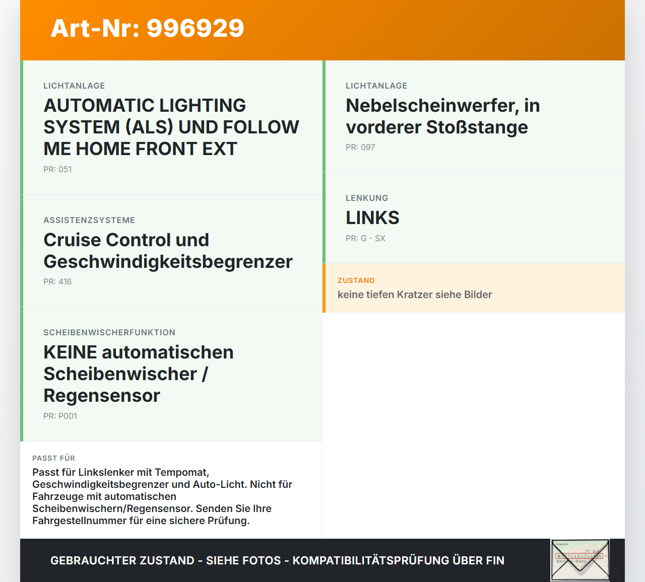 Fiat Talento 296 16-21 Lenkstockschalter Wischerschalter Wischer Fiat Talento 296 16-21 10.07.2018 6000617660 gebraucht Vorschau 3