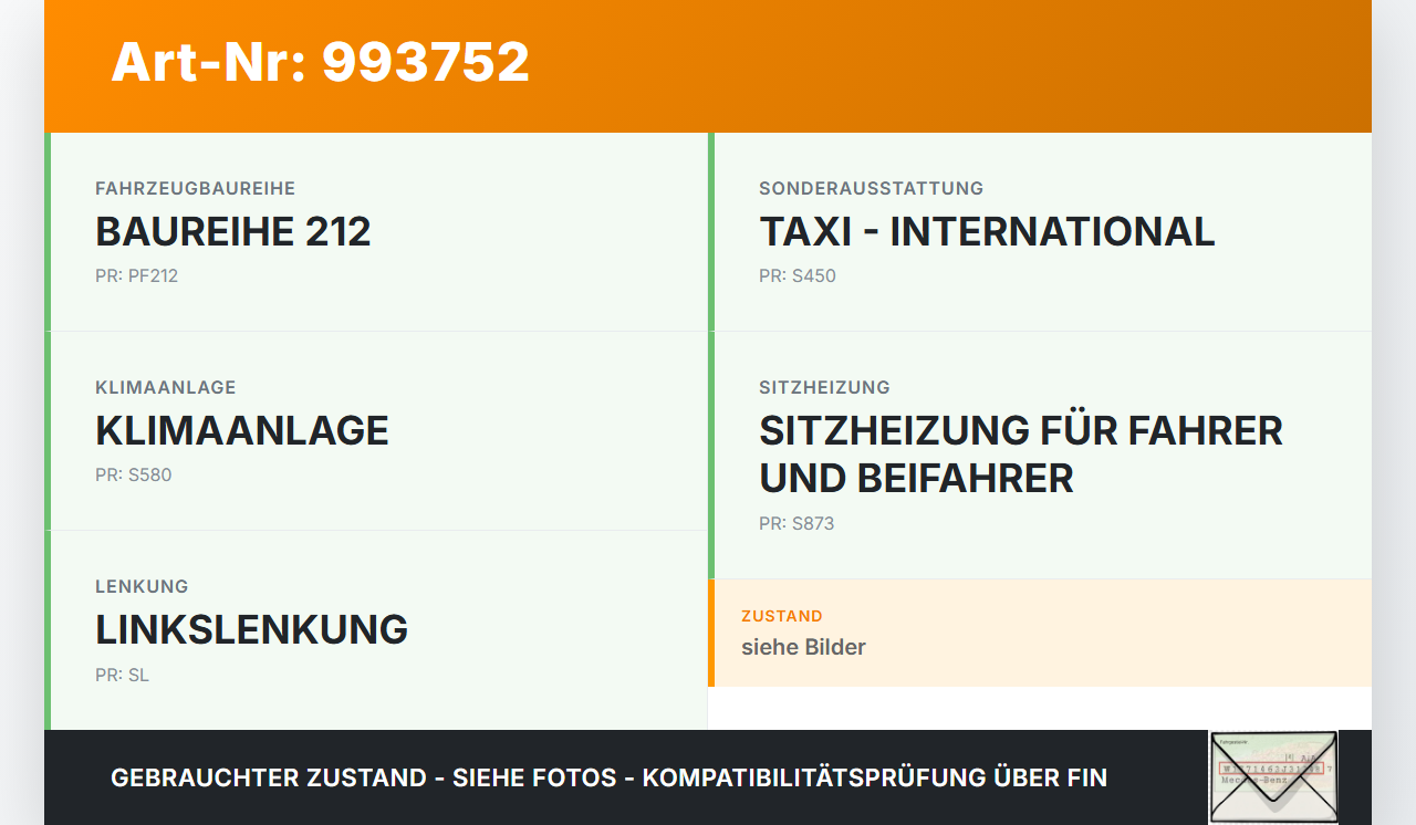 Mercedes W212 E200 09-13 Schalter Bedienteil Klimaanlage Mercedes W212 E200 09-13 03.11.2010 A2129009409... Vorschau 3