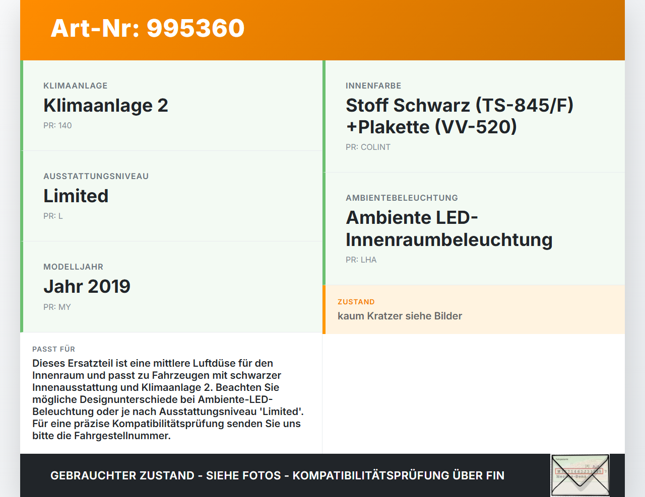 Jeep Renegade 18-24 Luftdusche Luftdüse Mitte Jeep Renegade 18-24 23.01.2019 07356862310 gebraucht Vorschau 3