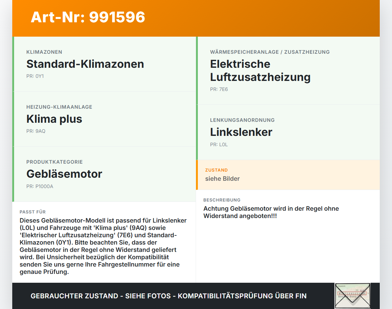 Audi A5 8T QU 07-12 Gebläsemotor Lüftermotor Heizungsgebläse Audi A5 8T QU 07-12 22.10.2007 8K1820021C gebraucht Vorschau 3