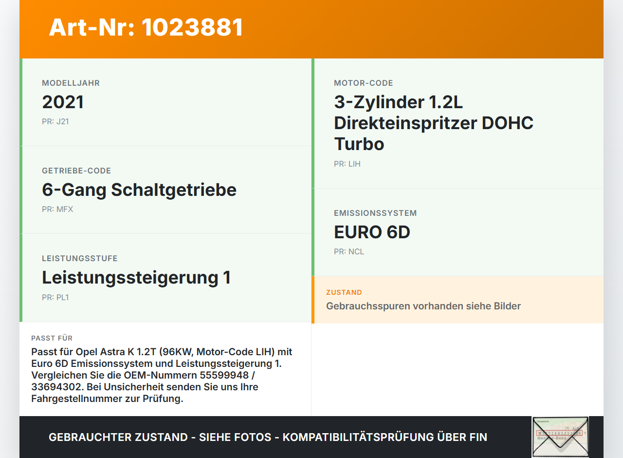 Opel Astra K 19-21 1,2T 96KW Ladedruckbegrenzungsventil Magnetventil Ventil Opel Astra K 19-21 26.01.2021 55599948... Vorschau 3