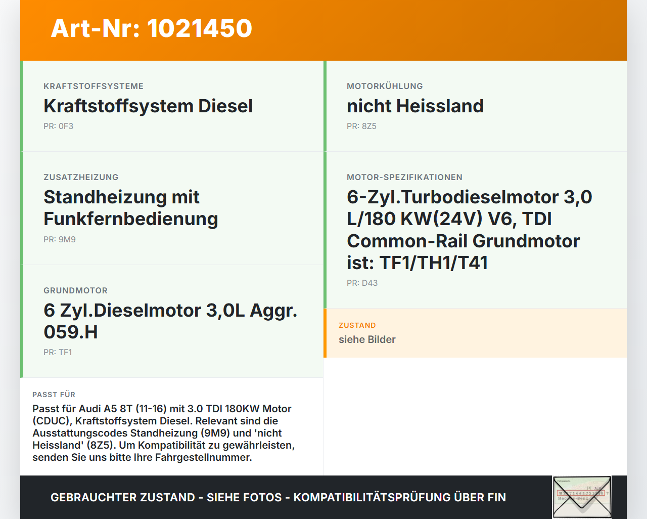 Audi A5 8T 11-16 TDI 3,0 180KW Thermostat Flansch Thermostatgehäuse Audi A5 8T 11-16 04.04.2013 gebraucht Vorschau 3