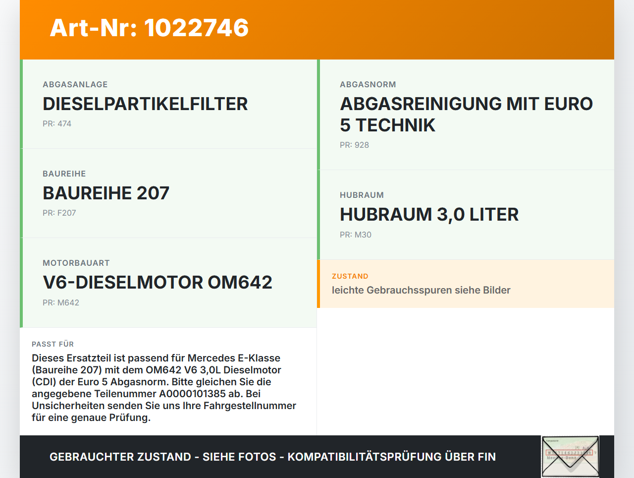 Mercedes E350 A207 10-13 CDI 3,0 170KW Schraubverschluss für Motoröl Mercedes E350 A207 10-13 17.03.2010... Vorschau 3