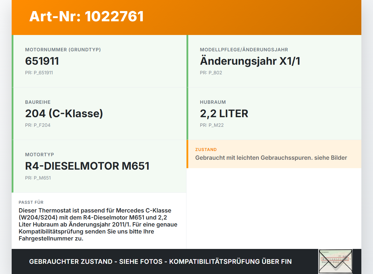 Mercedes S204 W204 C220 11-15  2,1 125KW Thermostat Flansch Thermostatgehäuse Mercedes S204 W204 C220 11-15... Vorschau 3