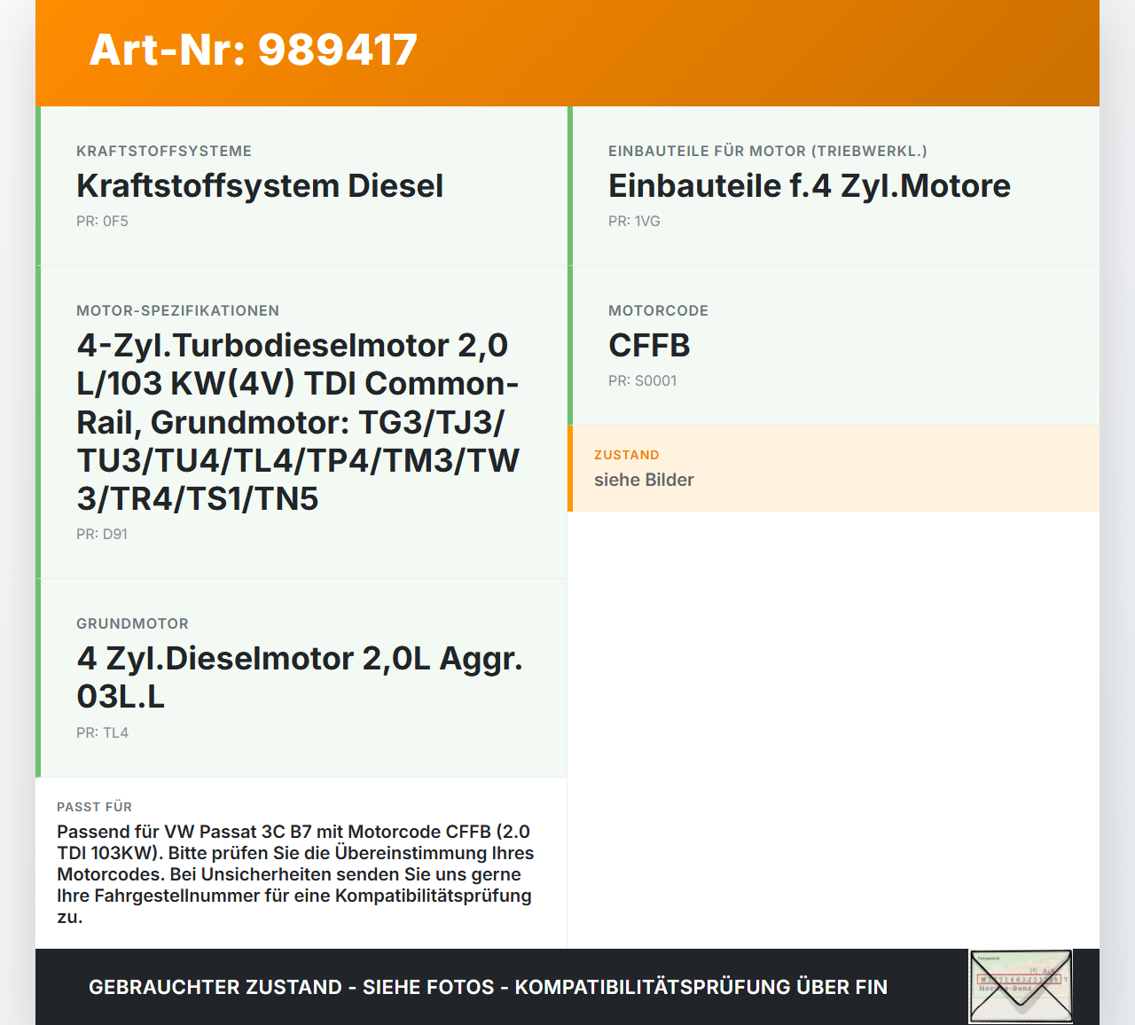 VW Passat 3C B7 10-15 2,0d 103KW CFFB Ölfiltergehäuse Gehäuse Halter für Ölfilter VW Passat 3C B7 10-15 06.12.2013... Vorschau 3