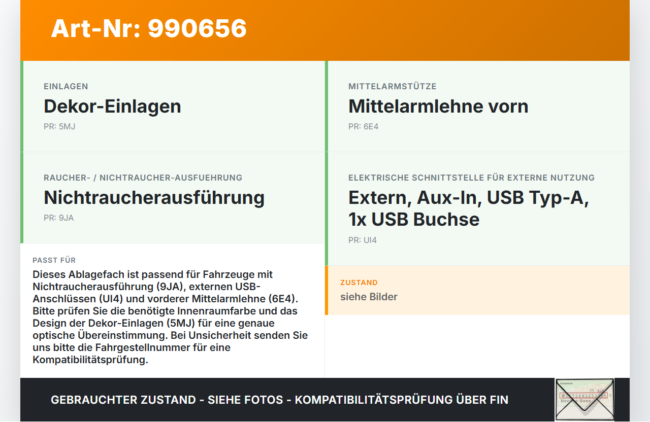 VW Tiguan II AD 16-20 Ablagefach Staufach Fach VW Tiguan II AD 16-20 11.11.2016 5NB857919 gebraucht Vorschau 3