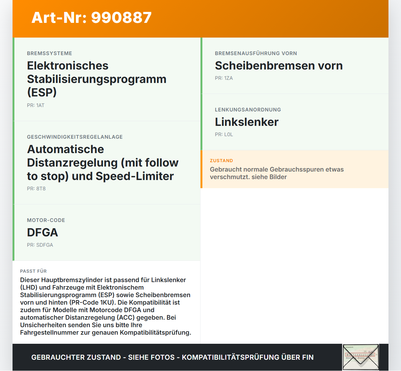VW Tiguan II AD 16-20 Hauptbremszylinder Bremszylinder VW Tiguan II AD 16-20 11.11.2016 5Q1614019AC 5Q1611023M... Vorschau 3
