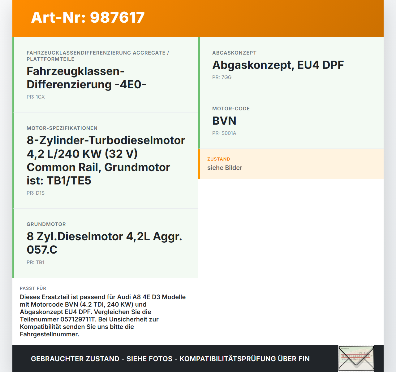 Audi A8 4E D3 05-07 TDI 4,2 240KW BVN Ansaugbrücke Ansaugkrümmer m. Drallklappen Audi A8 4E D3 05-07 22.05.2007... Vorschau 3
