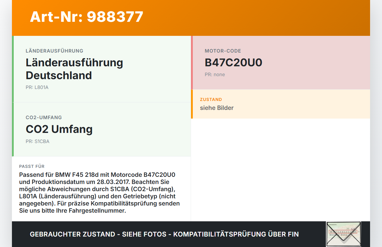 BMW F45 218d 14-18 2,0d 110KW Rücklauf Leitung Kraftstoffleitung Rücklaufleitung BMW F45 218d 14-18 21.09.2017 gebraucht Vorschau 3
