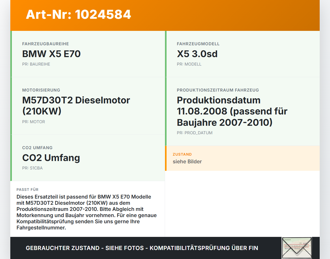 BMW X5 E70 07-10 3,0d 210KW M57D30T2 Ansaugbrücke Ansaugkrümmer Saugrohr BMW X5 E70 07-10 07.10.2008 7790901 gebraucht Vorschau 3