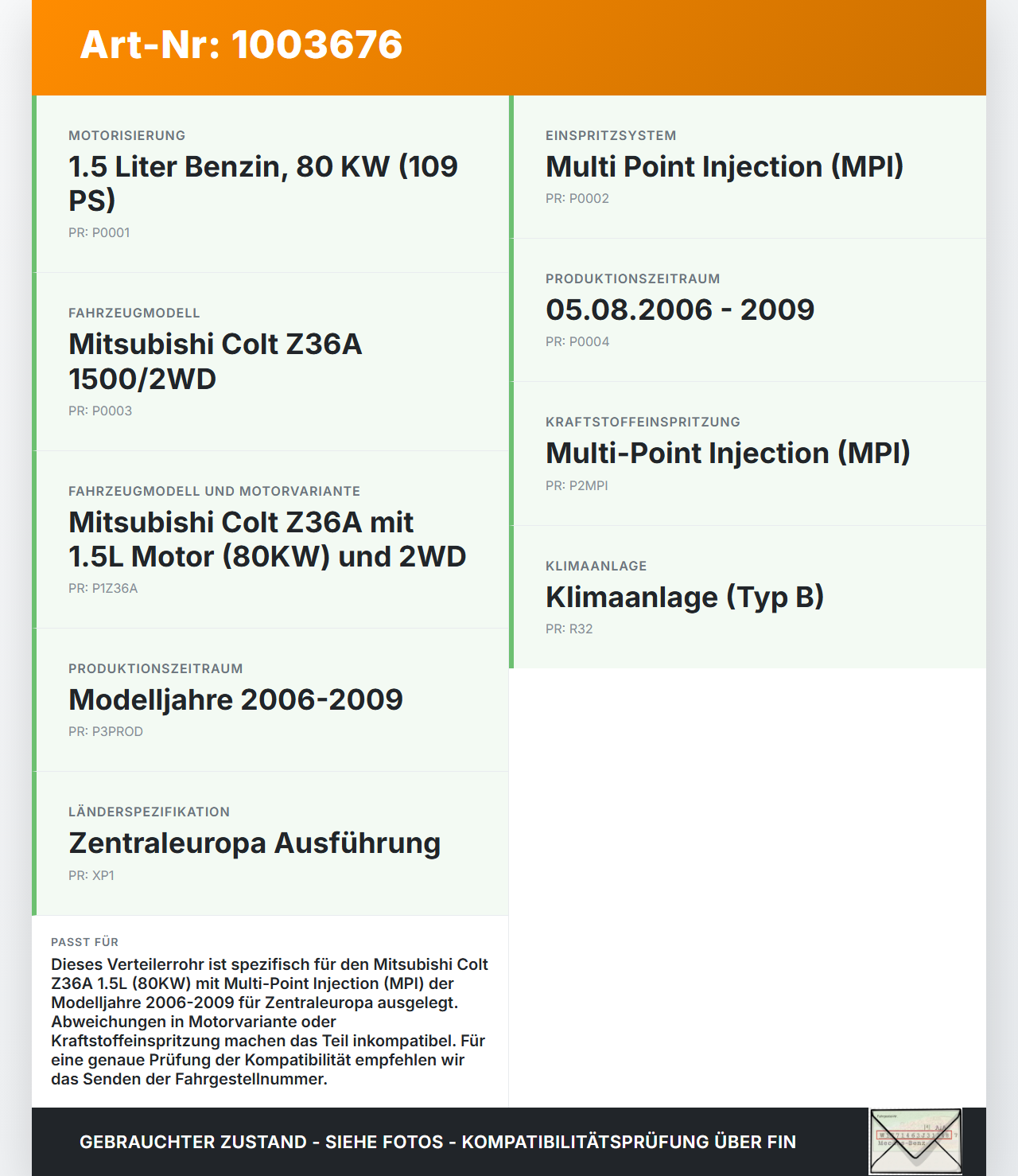Mitsubishi Colt CZC 06-09 1,5 80KW Verteilerrohr für Hochdruck Verteiler Mitsubishi Colt CZC 06-09 28.03.2007... Vorschau 3