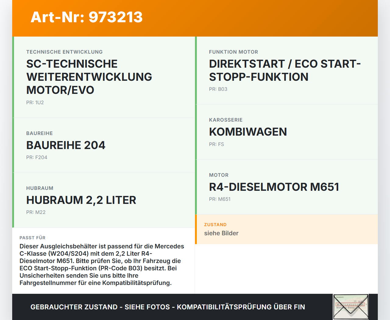 Mercedes S204 W204 C220 11-15  CDI 2,2 125KW Ausgleichsbehälter f. Kühlmittel Mercedes S204 W204 C220 11-15... Vorschau 3