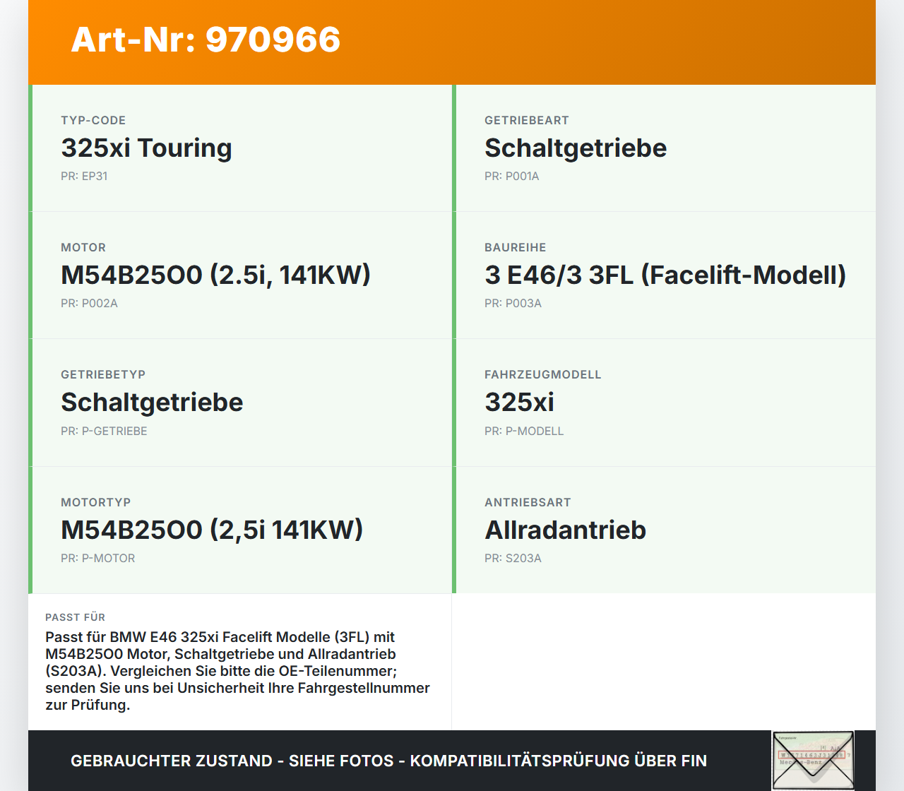 BMW E46 325XI LCI 03-06 2,5i 141KW Kupplungszylinder Nehmer Nehmerzylinder BMW E46 325XI LCI 03-06 01.02.2002... Vorschau 3