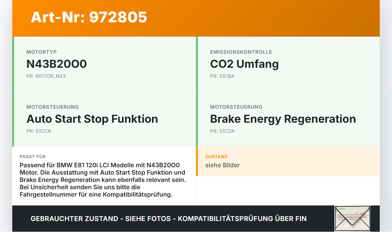 BMW E81 1er LCI 120i 2,0 125KW N43B20A Riemenscheibe Schwingungsdämpfer BMW E81 1er LCI 120i 18.08.2008... Vorschau 3