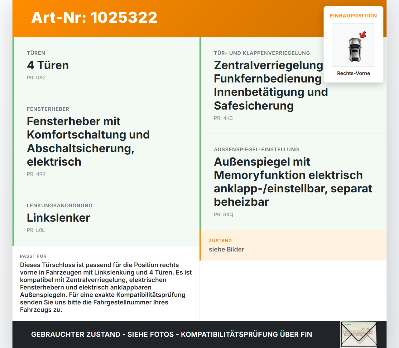 VW Golf 6 VI 5K 08-12 Kombi Türschloss m. ZV Stellmotor Rechts Vorne VW Golf 6 VI 5K 08-12 14.07.2011 3D1837016AC... Vorschau 3