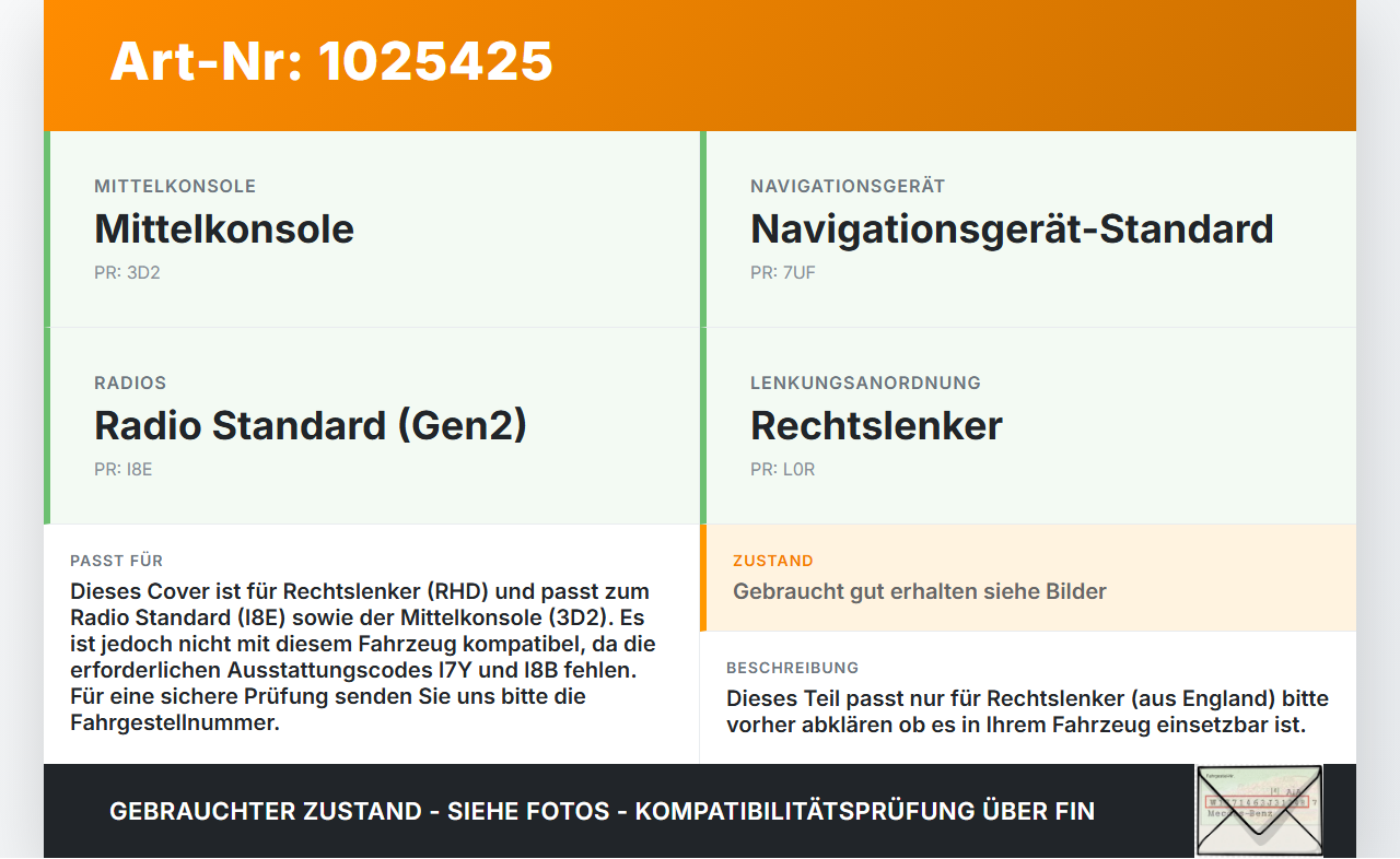 VW Passat B8 3G 14-19 RHD Blende Armaturenbrett Abdeckung Radio Navi Silber VW Passat B8 3G 14-19 20.07.2015... Vorschau 3