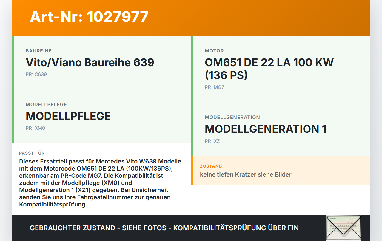 Mercedes Vito W639 10-14 CDI 2,2 100KW 651940 Abdeckung für Motor Deckel Motorabdeckung Mercedes Vito W639 10-14... Vorschau 3